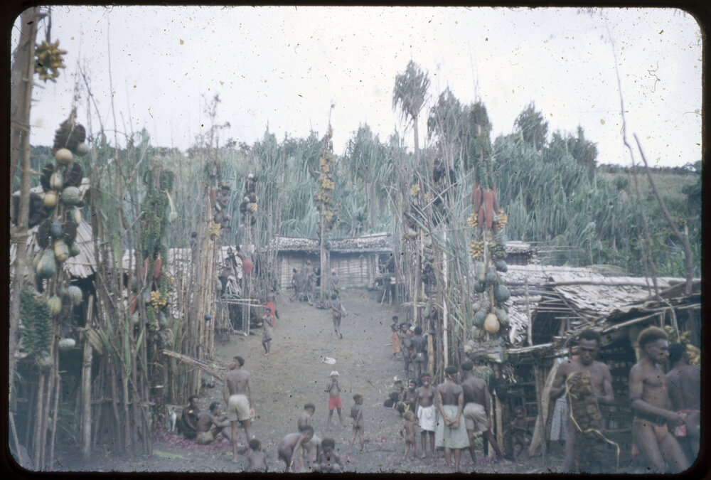 Village with Food Poles