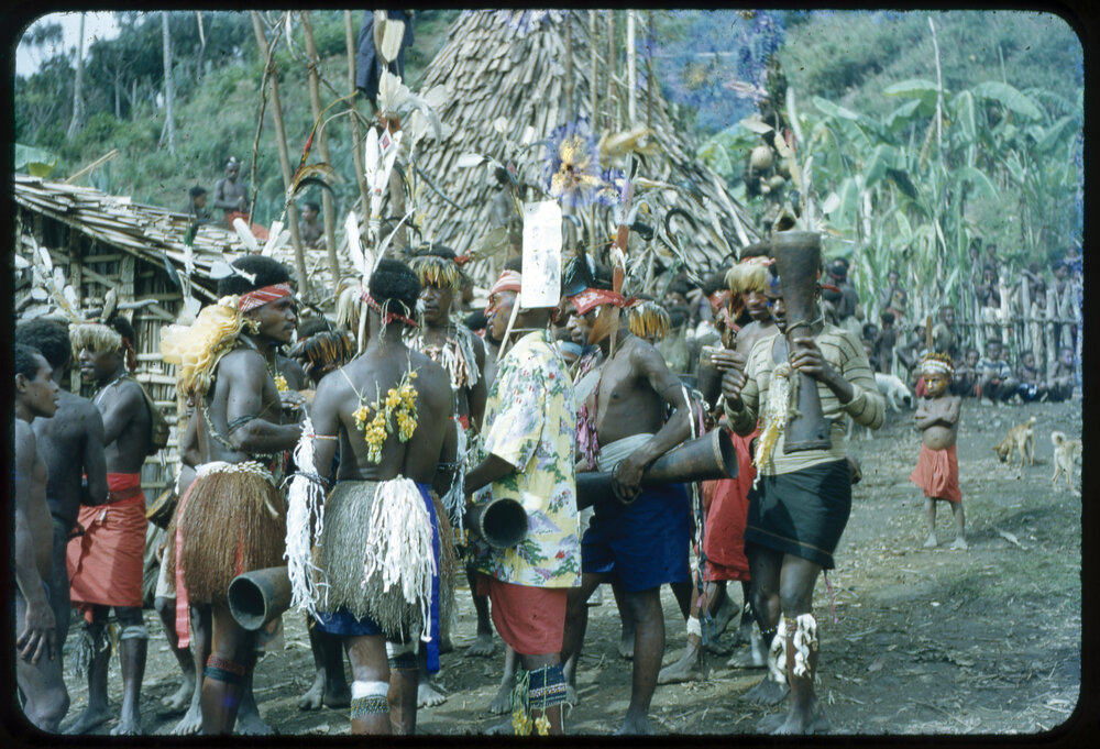 Group Preparing for a Ceremony