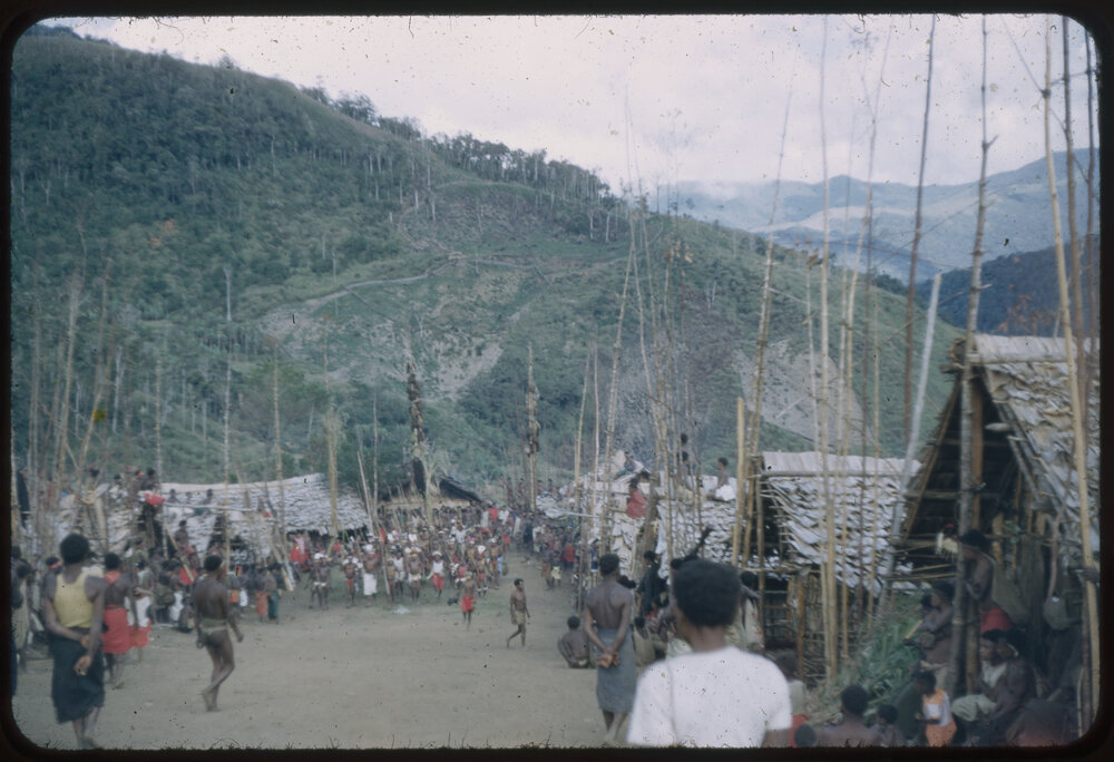Group Performing in a Village