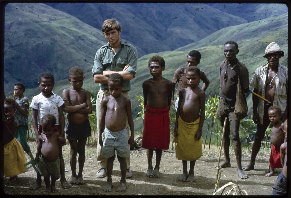 Group Standing on Mountainside