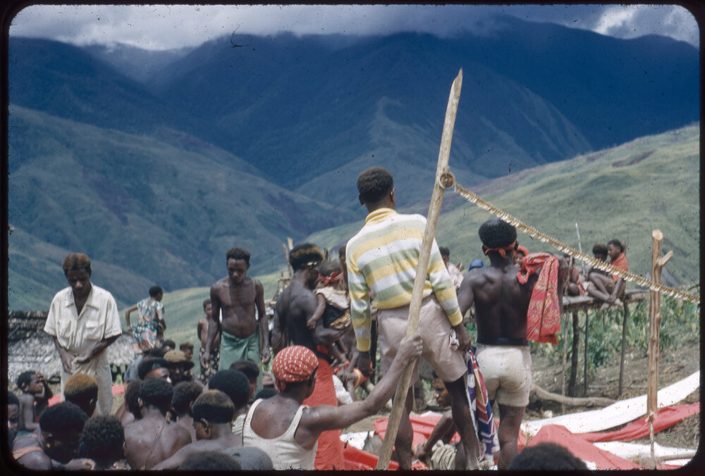 Group Gathered on Mountainside