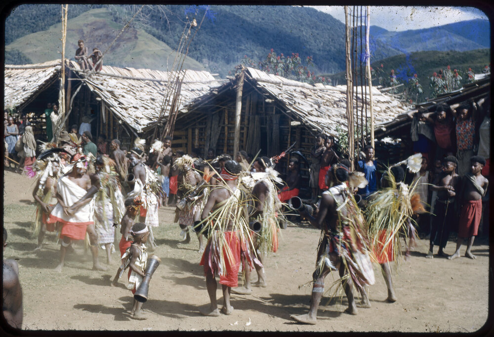 Group Performing in a Village