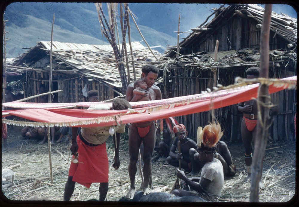 Group Preparing for a Ceremony