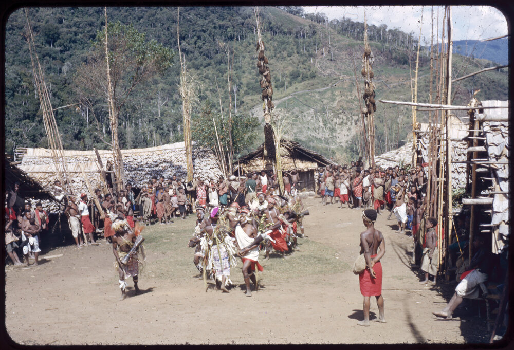 Group Performing in a Village