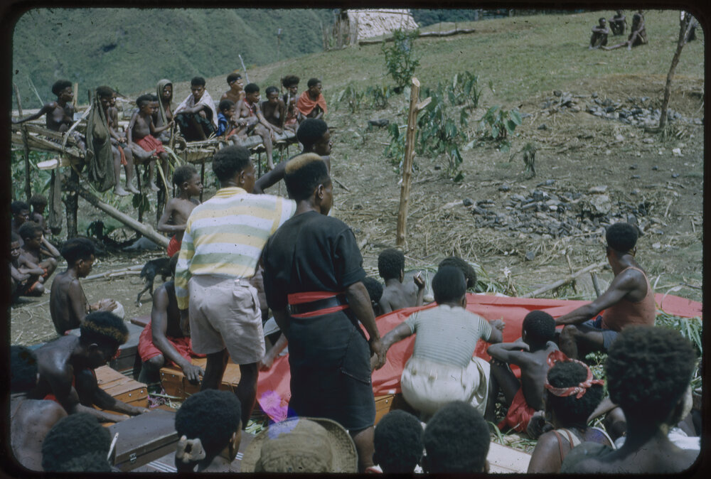 Group Preparing for a Ceremony