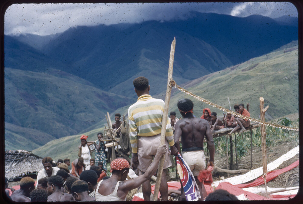 Group Gathered on Mountainside