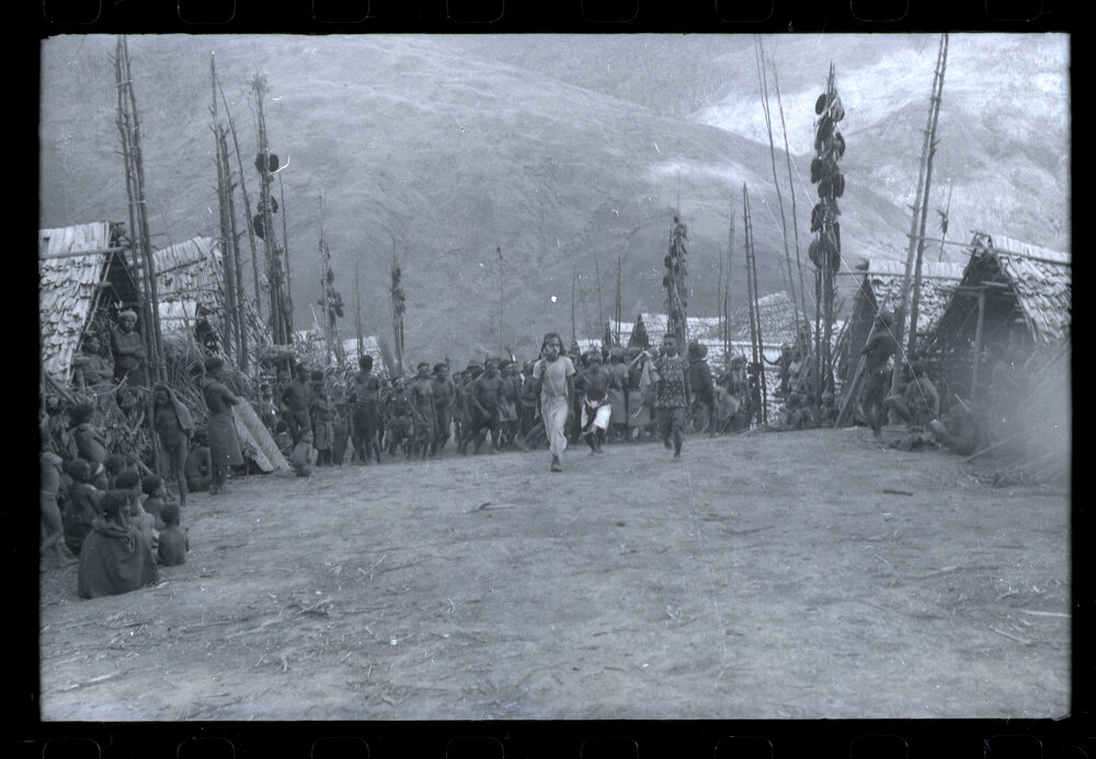 Group Performing in a Village