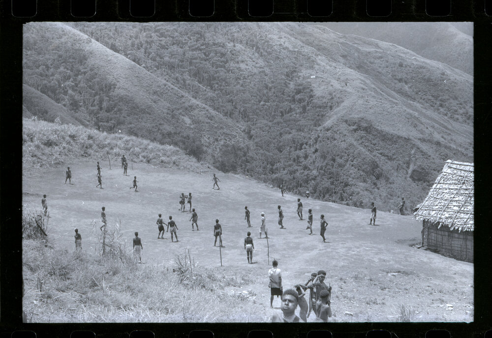 Group Gathered on Mountainside
