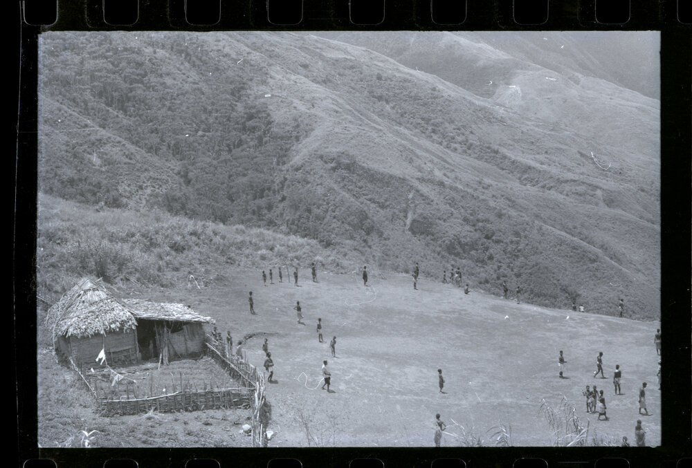 Group Gathered on Mountainside