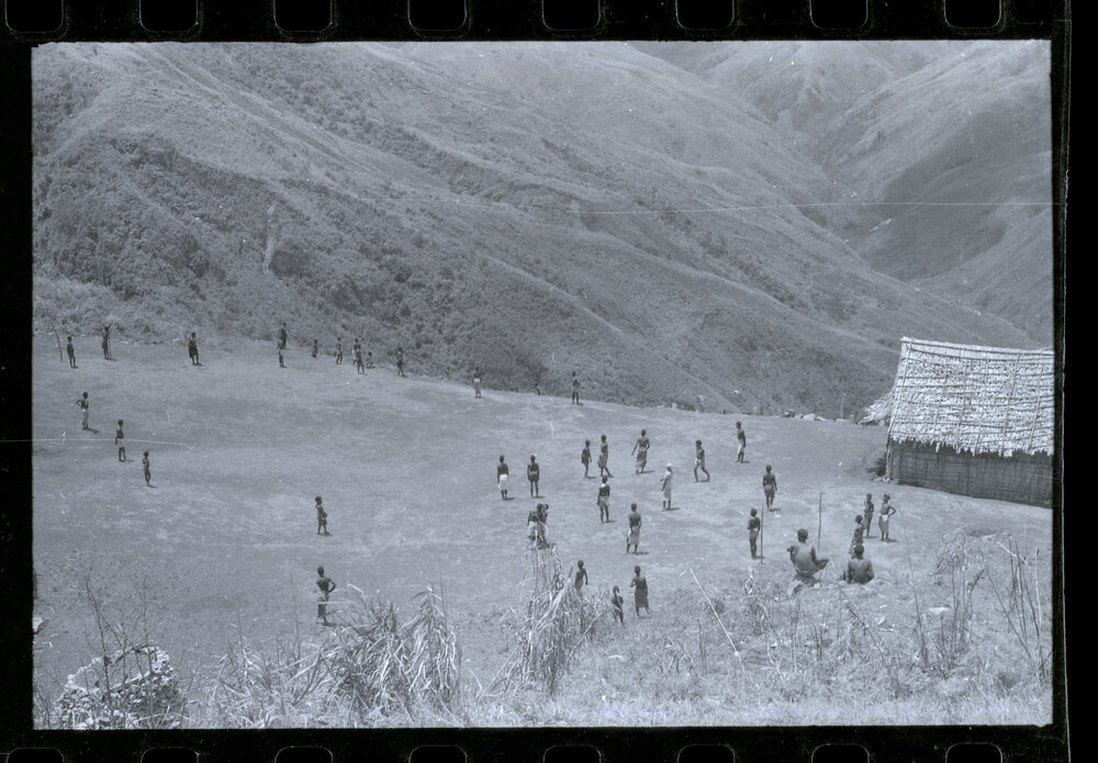 Group Gathered on Mountainside