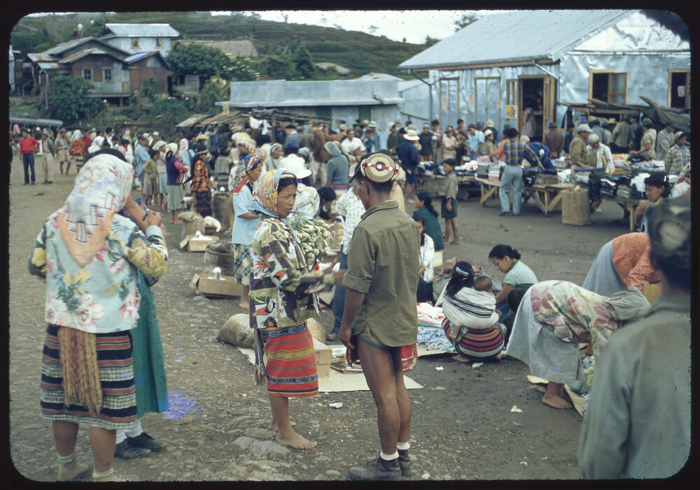 People Gathered in a Market