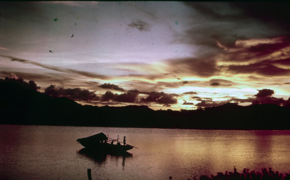 Boat at Sunset, Hong Kong