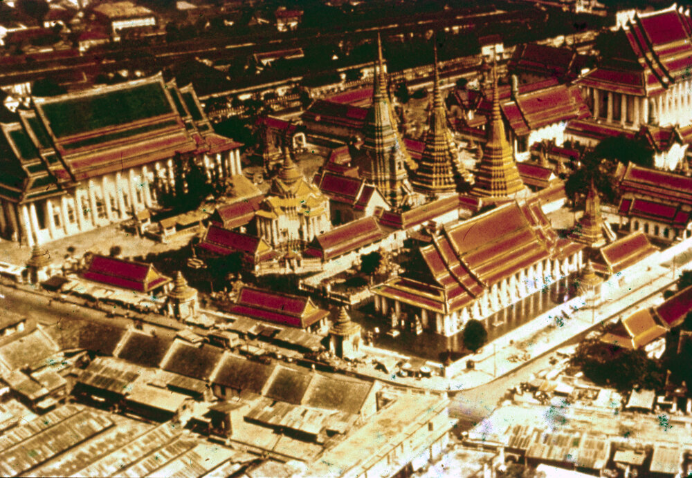 Aerial View of Wat Pho, Bangkok