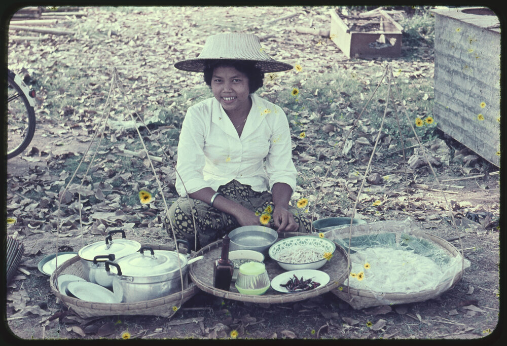 Woman Selling Snacks, Pitsanuloke, Thailand