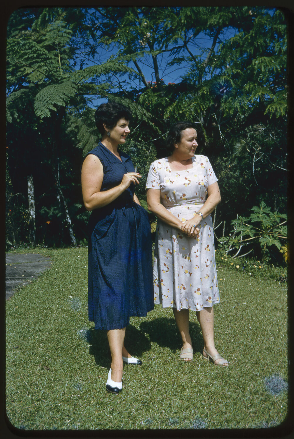 Norma and Aileen in Fiji