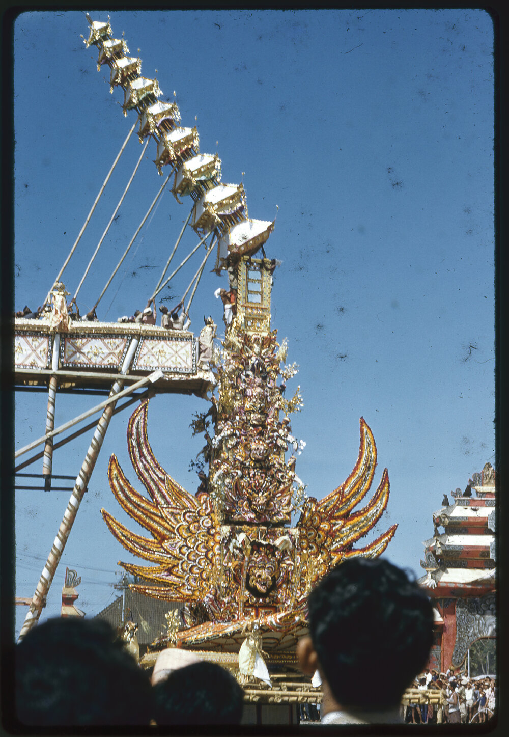 Construction of a Ngaben Bade