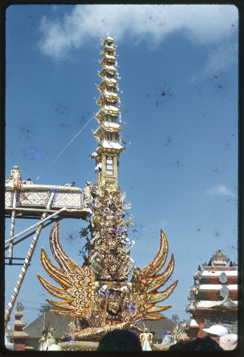 Construction of a Ngaben Bade