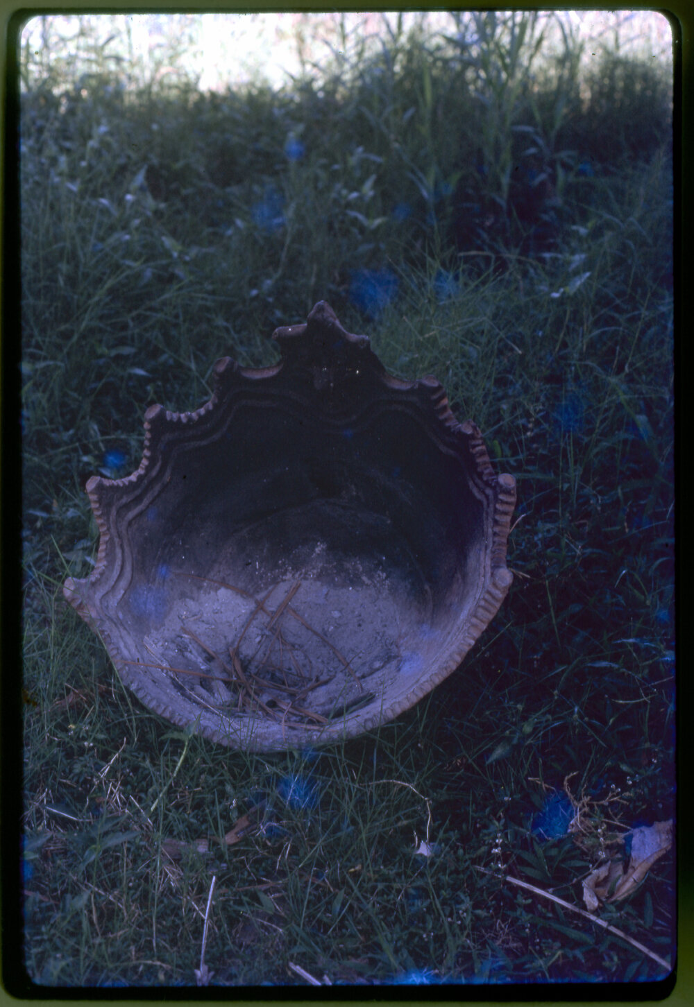 Pot with Scalloped Rim