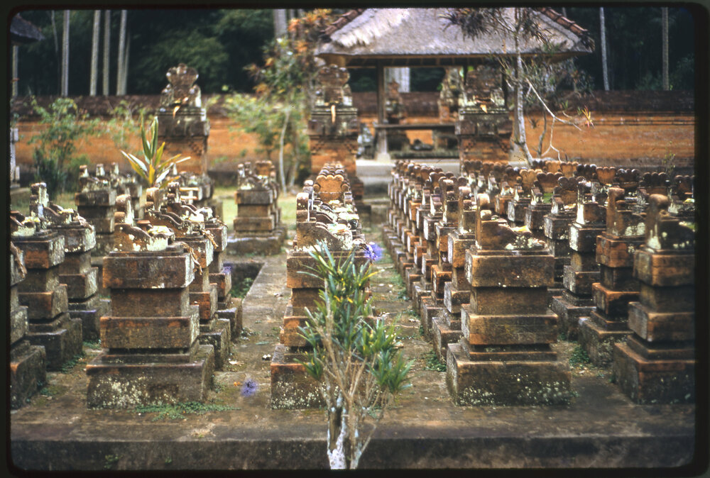 Structures at Pura Sada, Bali