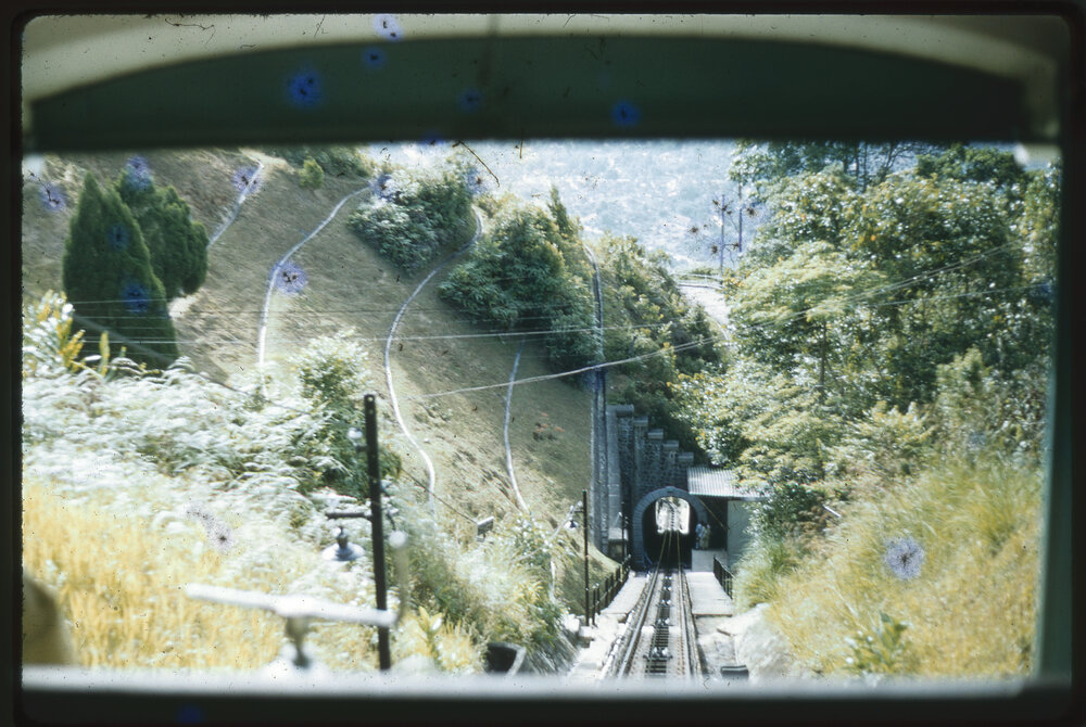 View from Back of a Train