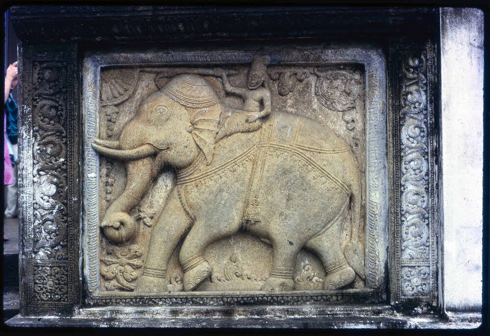 Bas Relief at the Temple of the Sacred Tooth Relic, Kandy