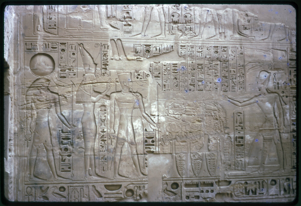 Relief at Karnak Temple Complex