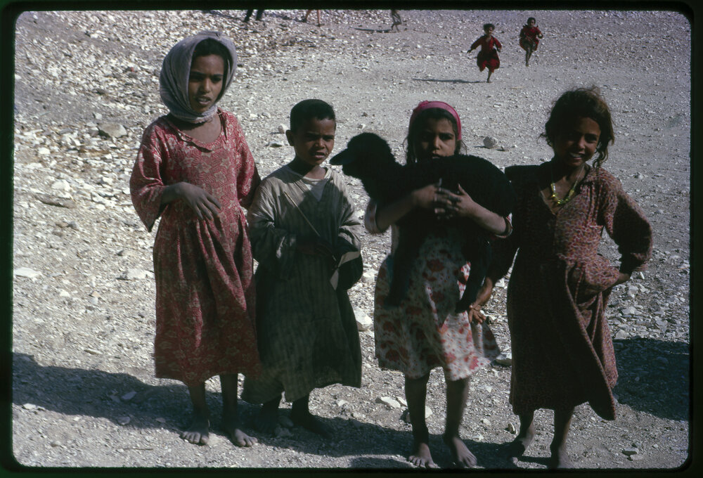 Children at the Valley of the Kings