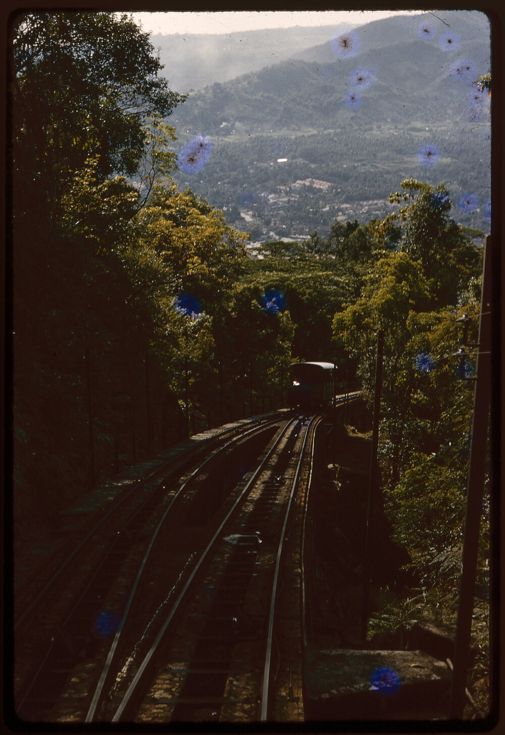 View from Back of a Train