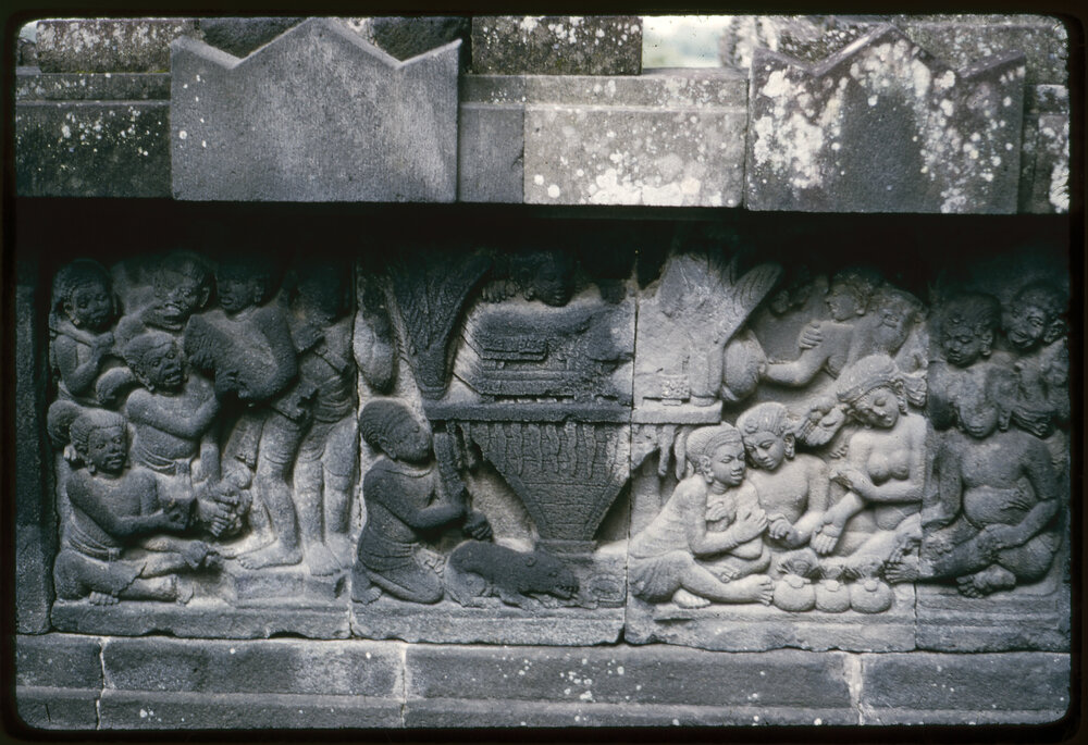 Carving at Prambanan Temple