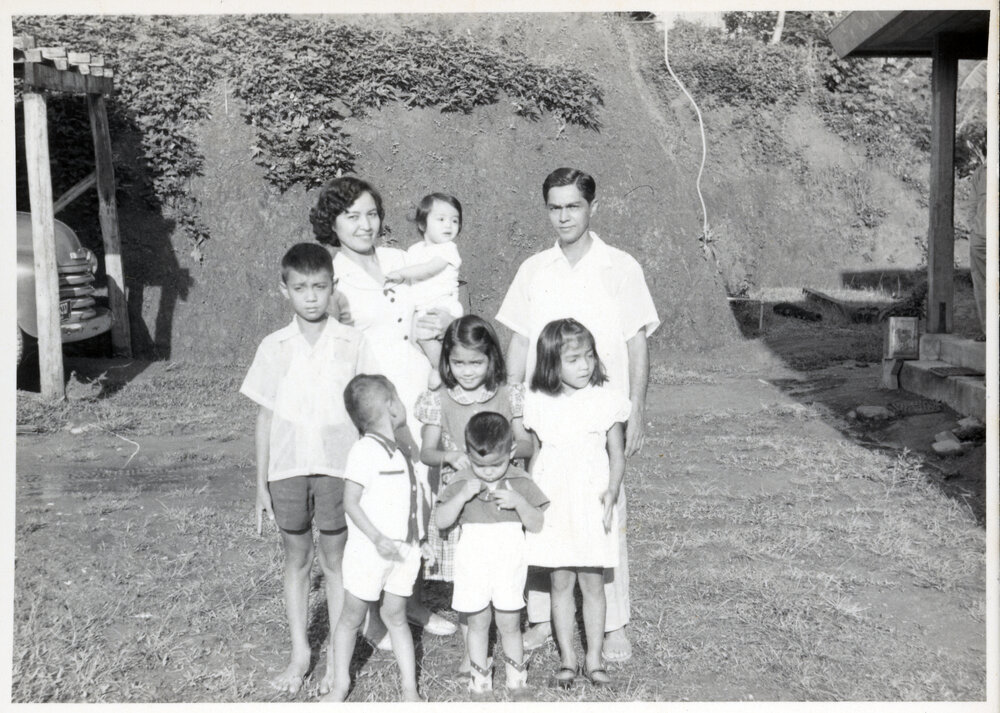 Man, Woman and Six Children