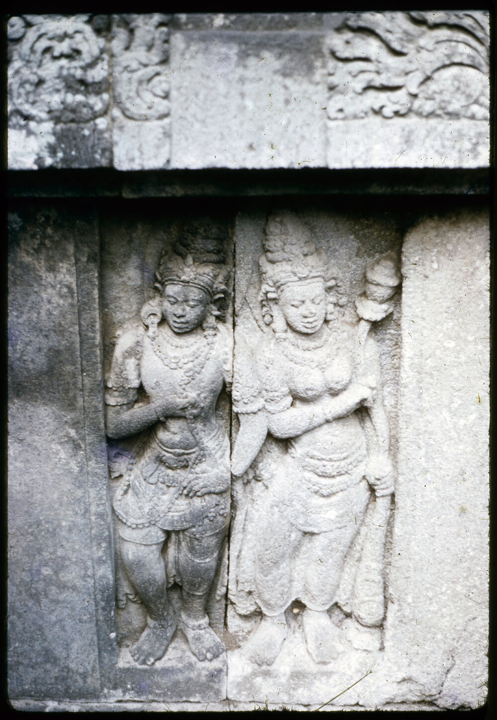 Carving at Prambanan Temple