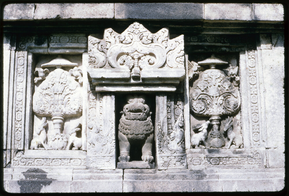 Carving at Prambanan Temple