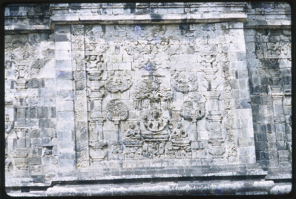Bas-Relief at Candi Mendut, Central Java