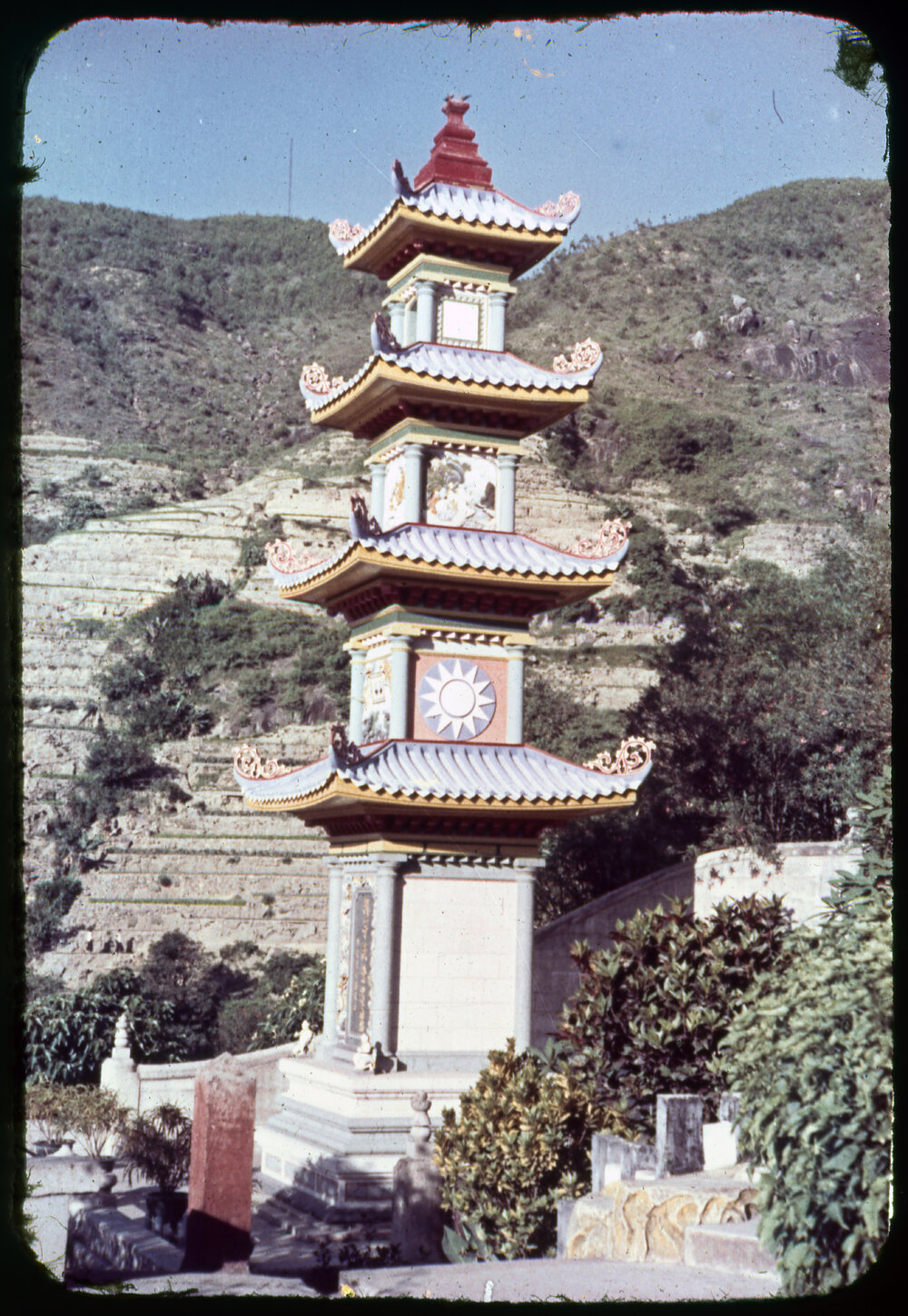 Pagoda at Tiger Balm Garden, Hong Kong