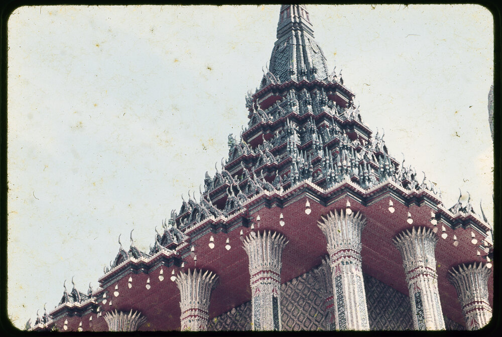 Temple at Dusit Maha Prasat Palace (Grand Palace), Bangkok