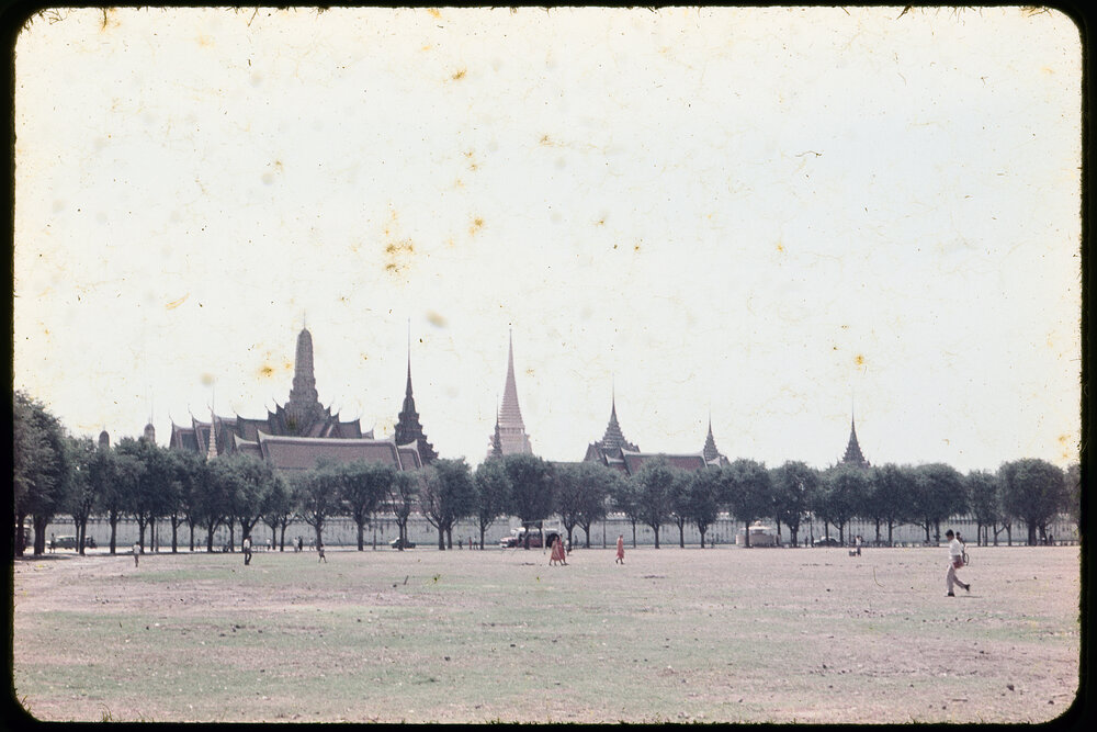 View of Dusit Maha Prasat Palace (Grand Palace), Bangkok