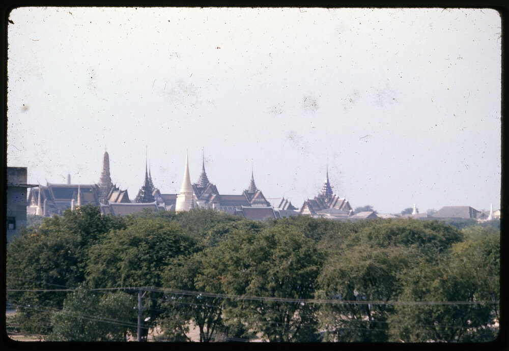 View of Dusit Maha Prasat Palace (Grand Palace), Bangkok