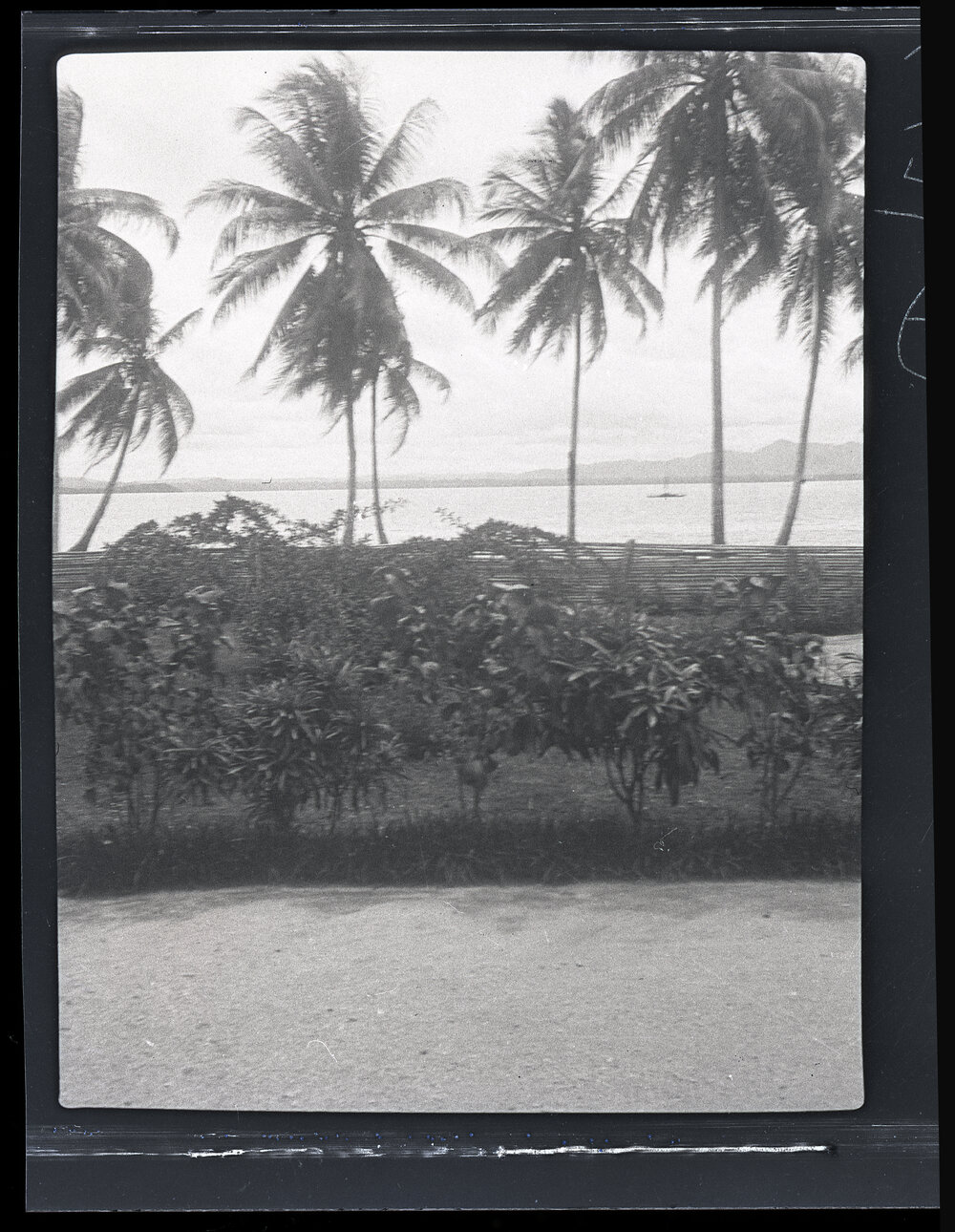 [Manum Island, New Guinea] A Manam Canoe Returning from Awar Village