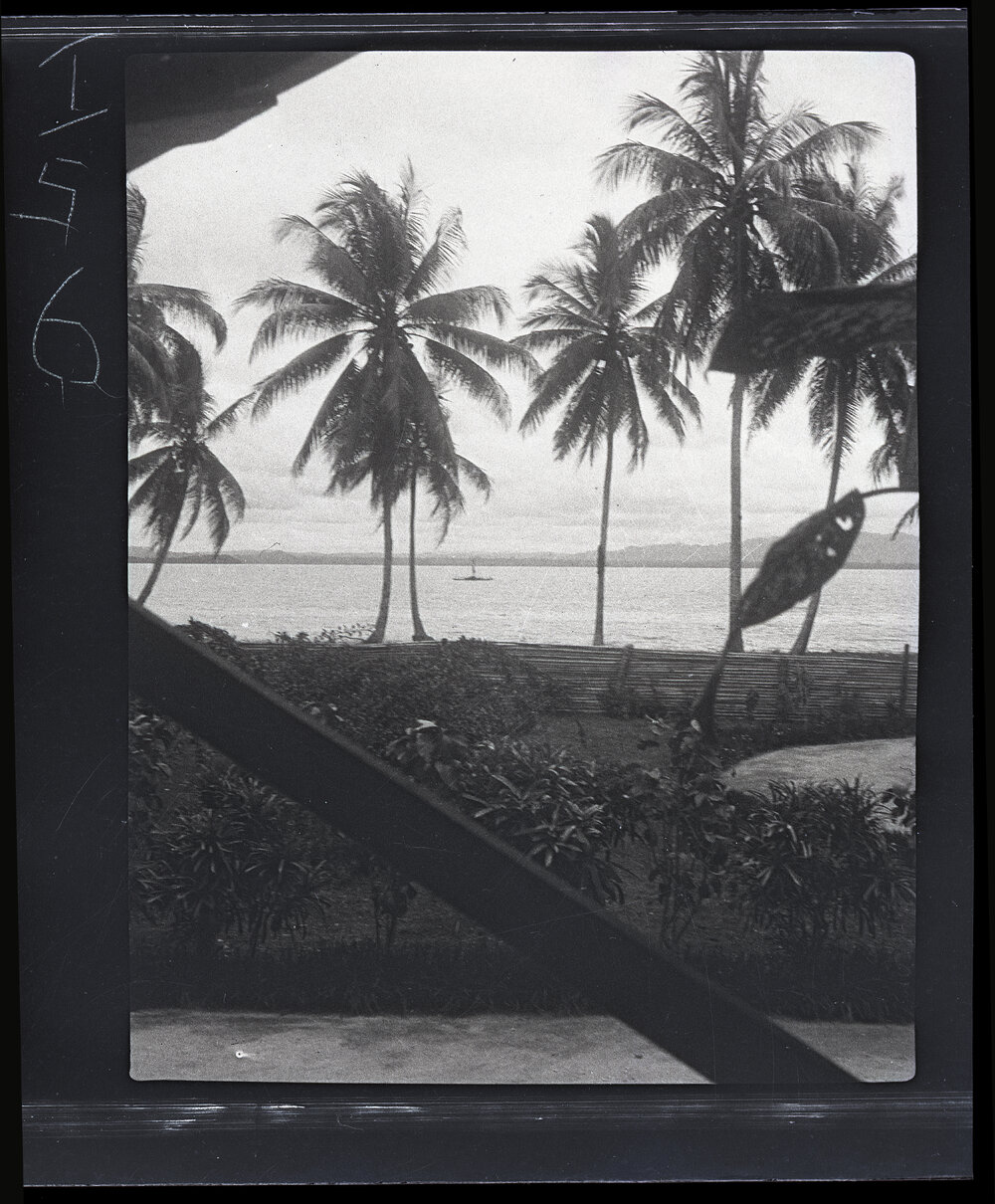 [Manum Island, New Guinea] A Manam Canoe Returning from Awar Village