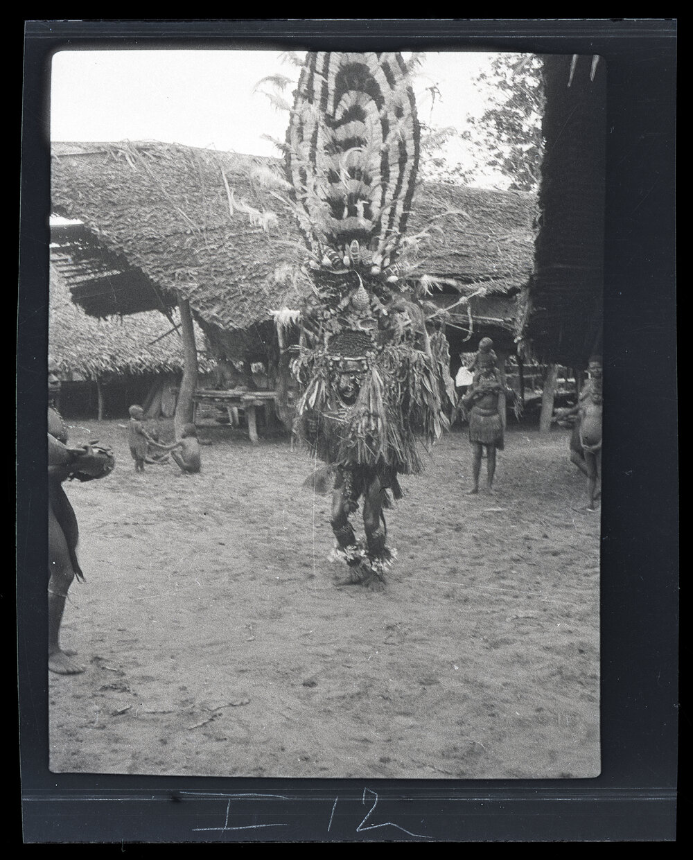 [Manum Island, New Guinea] One of the Tumburan Dancers at Sisimaŋgum