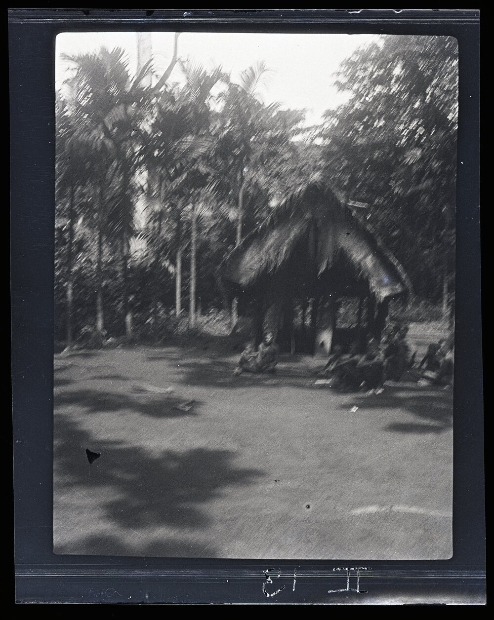 [Manum Island, New Guinea] Houses in Ball&rsquo;s homestead