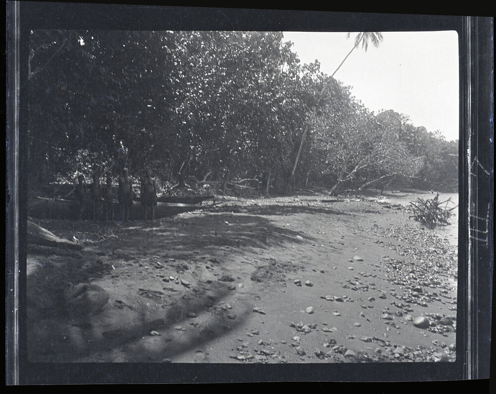 [Manum Island, New Guinea] Fishing Canoes on the Beach at Tsogari