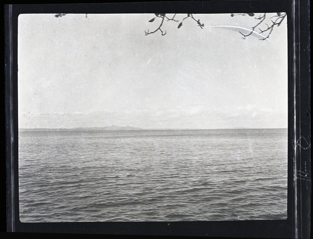 [Manum Island, New Guinea] Looking from Tsogari Beach to the Hills of Boroi