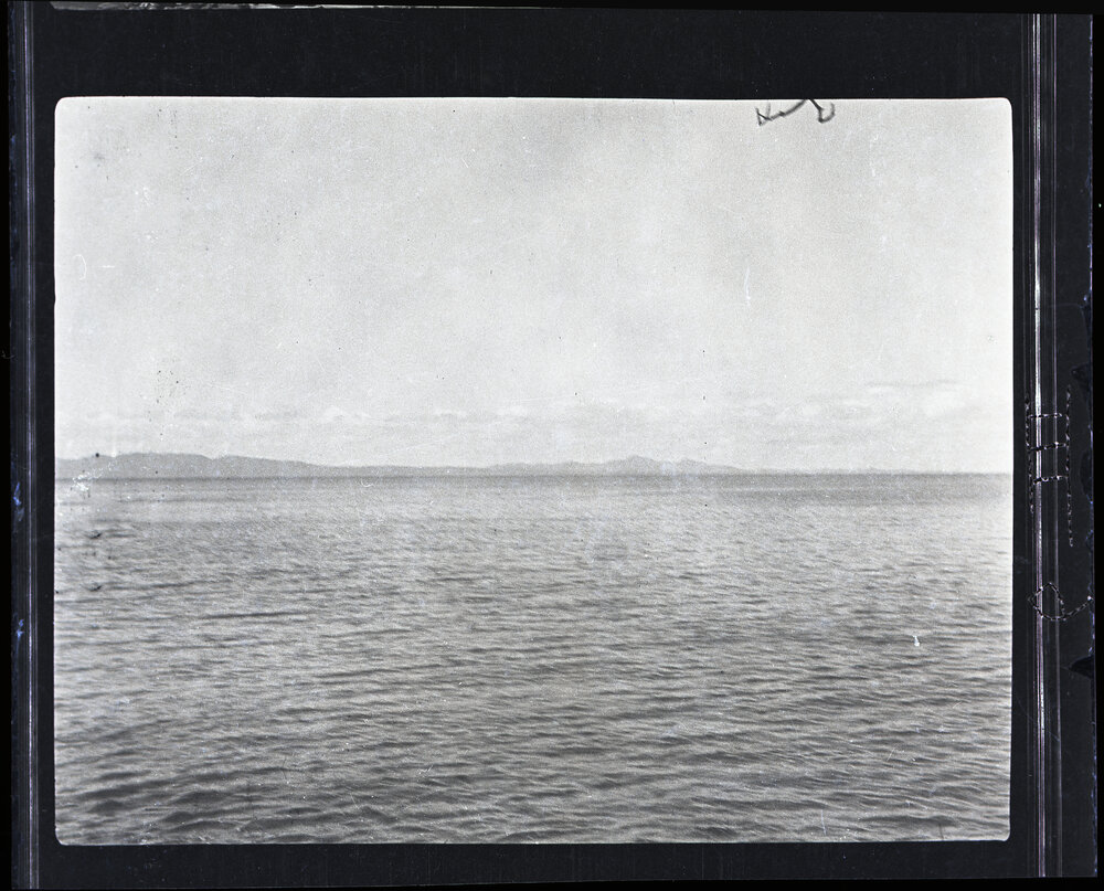 [Manum Island, New Guinea] Looking from Tsogari Beach to the Hills of Awar