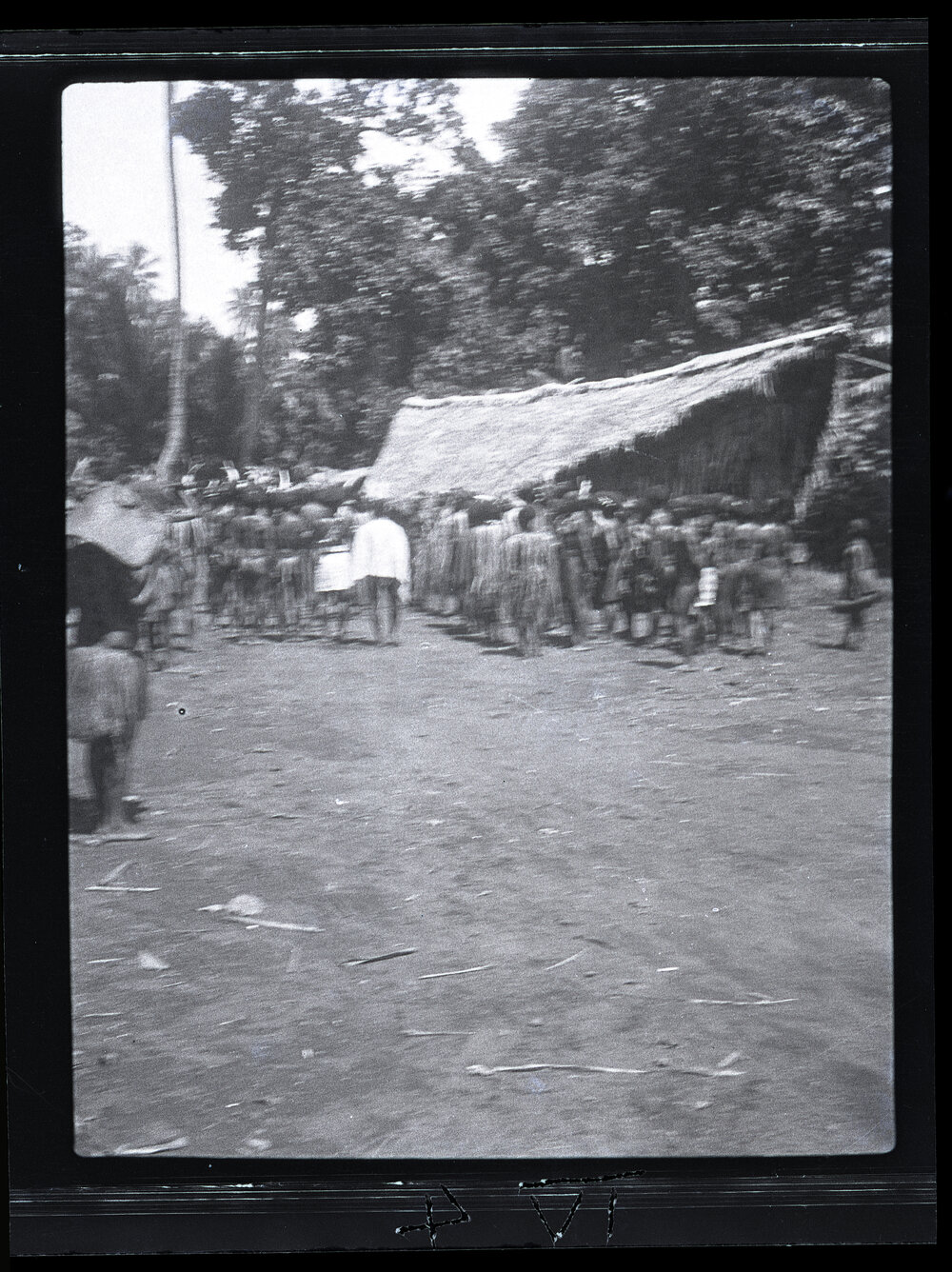 [Manum Island, New Guinea] The Men of Wais Dancing