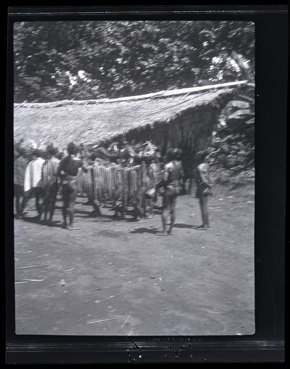 [Manum Island, New Guinea] The Men of Wais Dancing