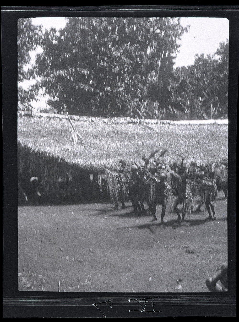 [Manum Island, New Guinea] The Men of Wais Dancing