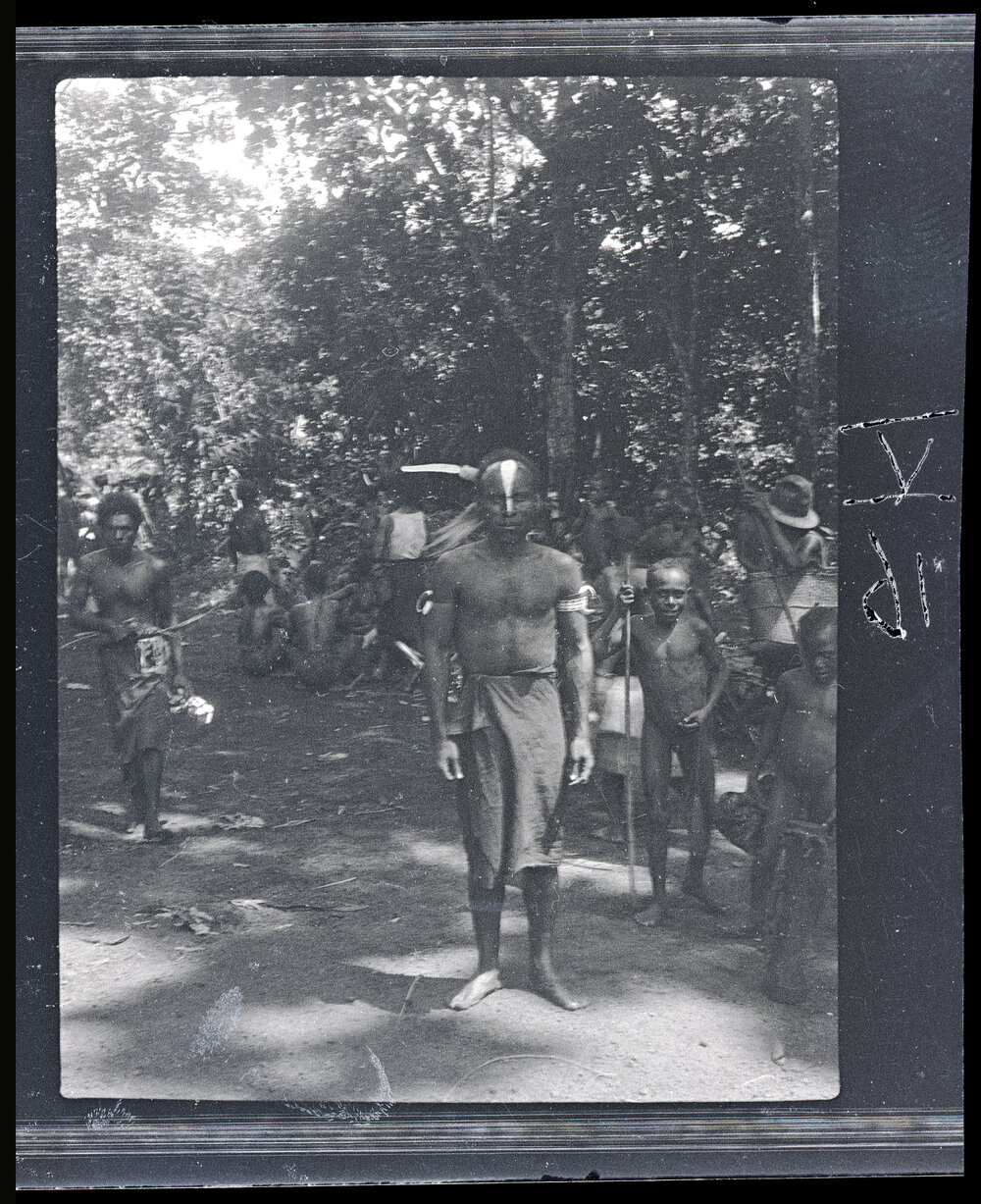 [Manum Island, New Guinea] Basi, Tanepwa of Dugulaba in his Dancing Costume