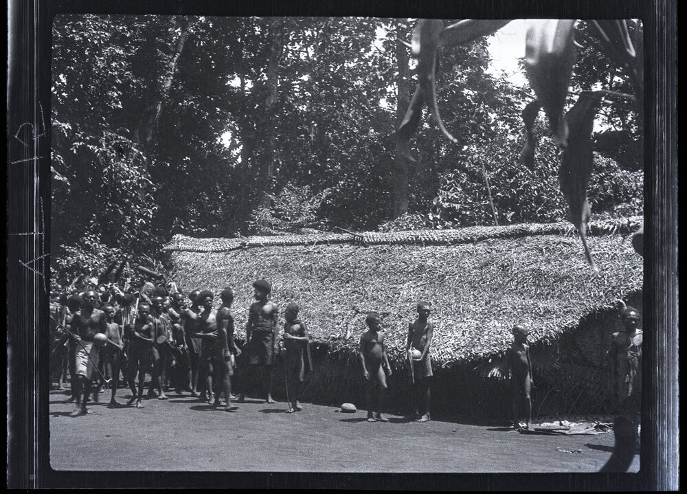 [Manum Island, New Guinea] The Arrival of the Dugulaba Dancers