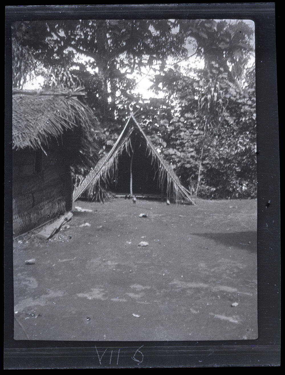 [Manum Island, New Guinea] A Maternity Hut in the Homestead of Abonai (Tsogari)